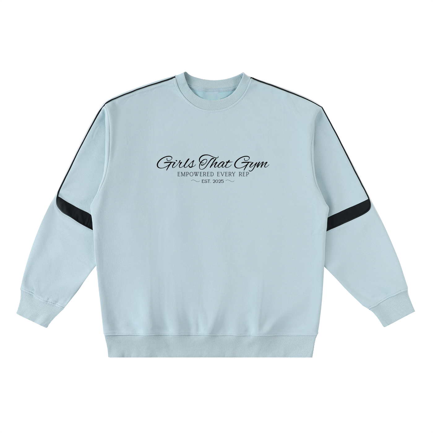 Empowered Every Rep Embroidered Sweatshirt - Black Logo