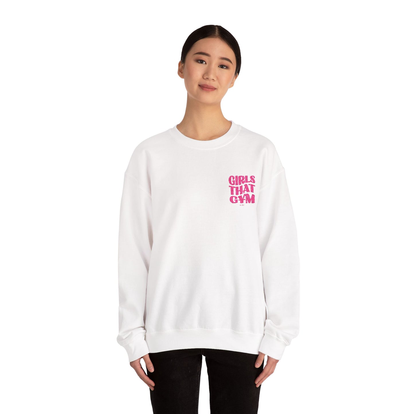 Essential Sweatshirt - Pink Logo