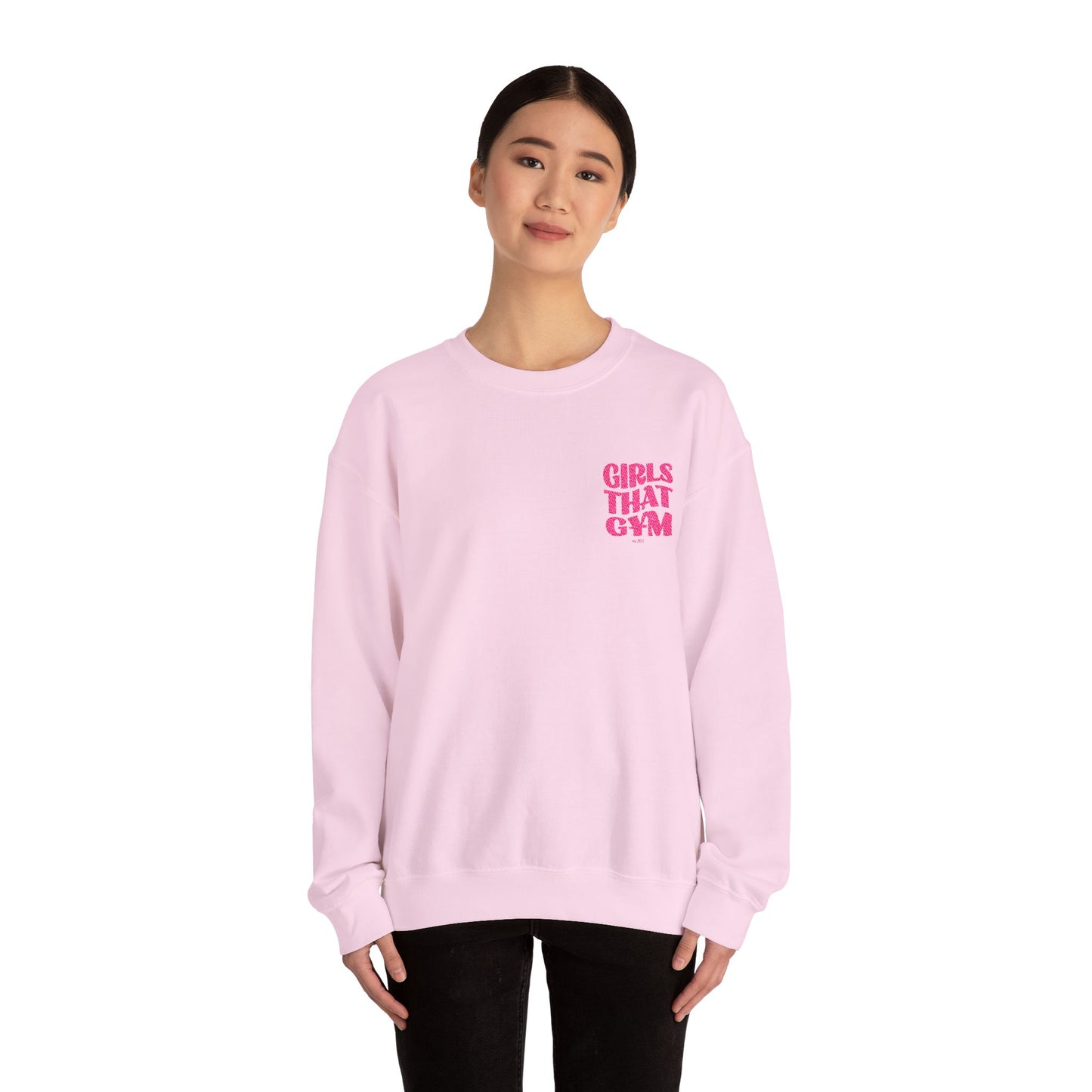 Essential Sweatshirt - Pink Logo