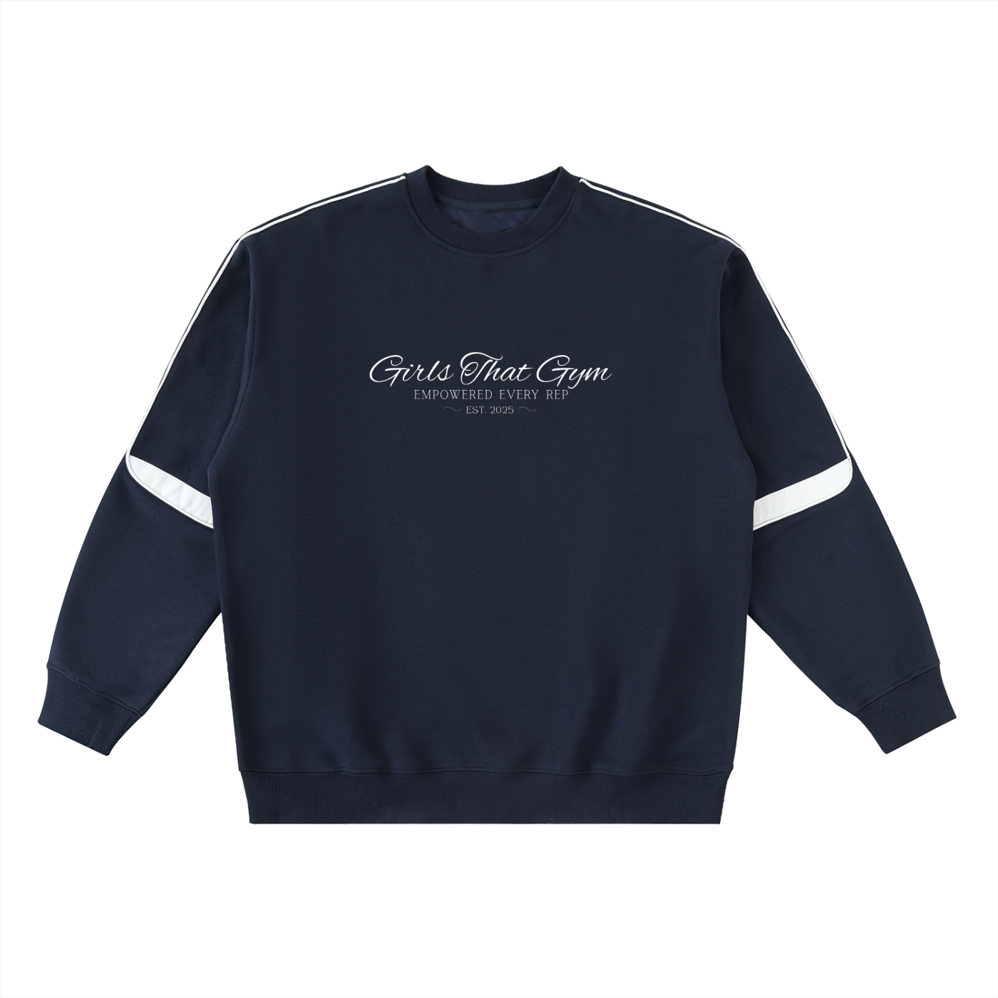 Empowered Every Rep Embroidered Sweatshirt - White Logo