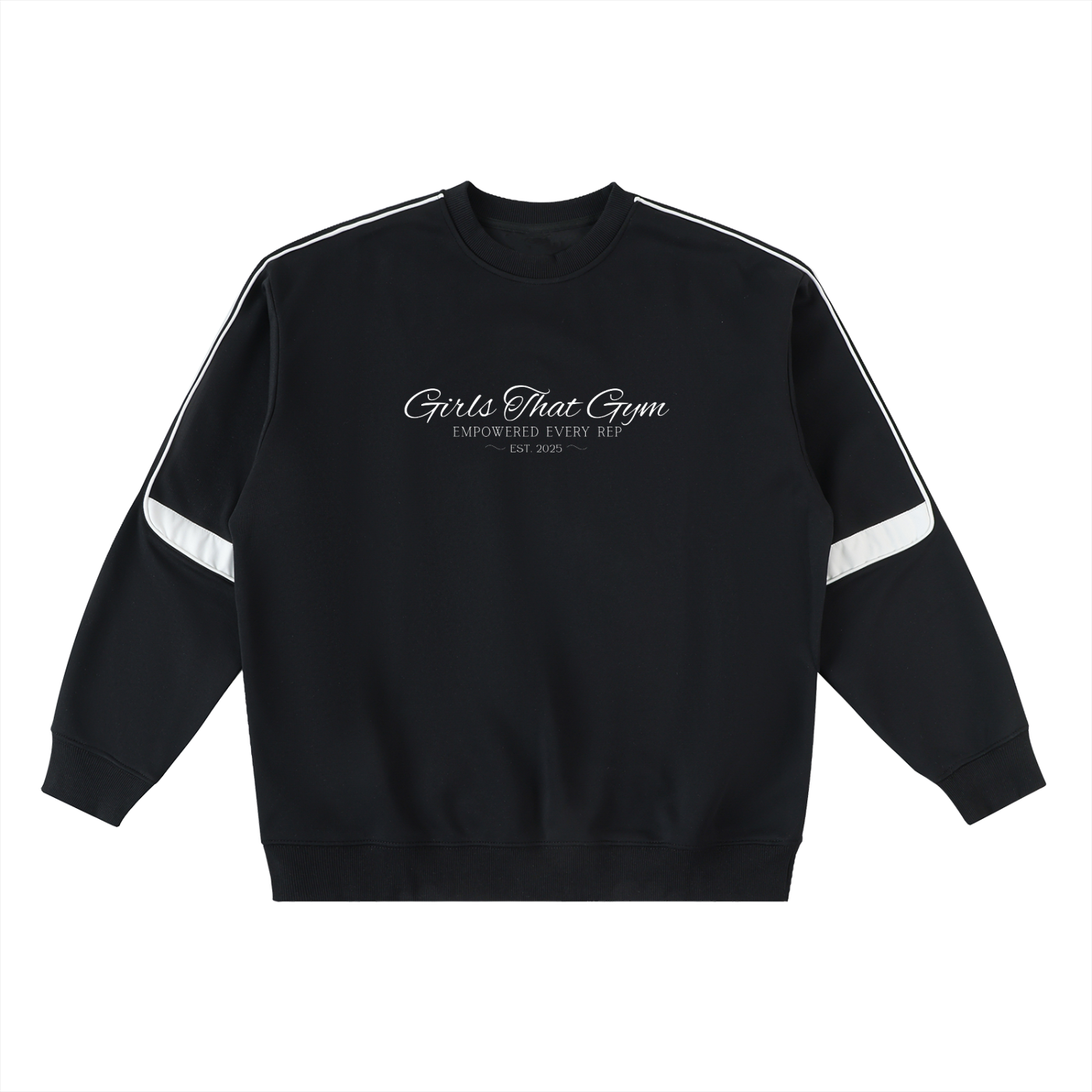 Empowered Every Rep Embroidered Sweatshirt - White Logo