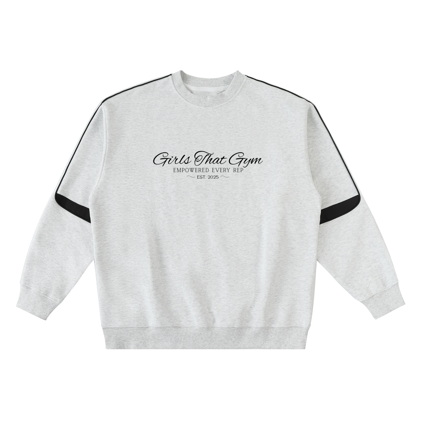 Empowered Every Rep Embroidered Sweatshirt - Black Logo