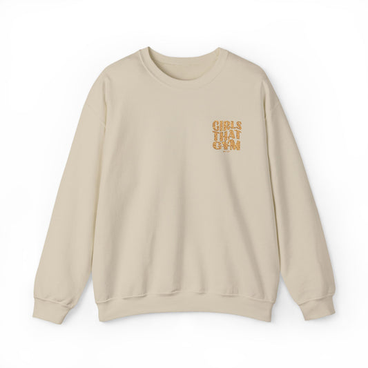 Essential Sweatshirt - Tan/Gold Logo