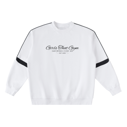 Empowered Every Rep Embroidered Sweatshirt - Black Logo