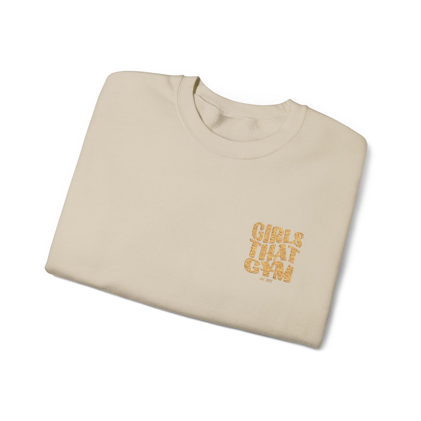 Essential Sweatshirt - Tan/Gold Logo