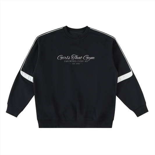 Empowered Every Rep Embroidered Sweatshirt - White Logo